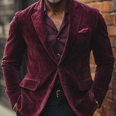 Casual Velvet Blazer