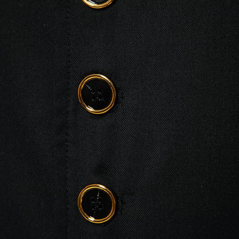 Vintage Stand Collar Embroidered Slim Fit Single Breasted Blazer