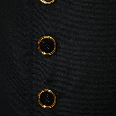 Vintage Stand Collar Embroidered Slim Fit Single Breasted Blazer