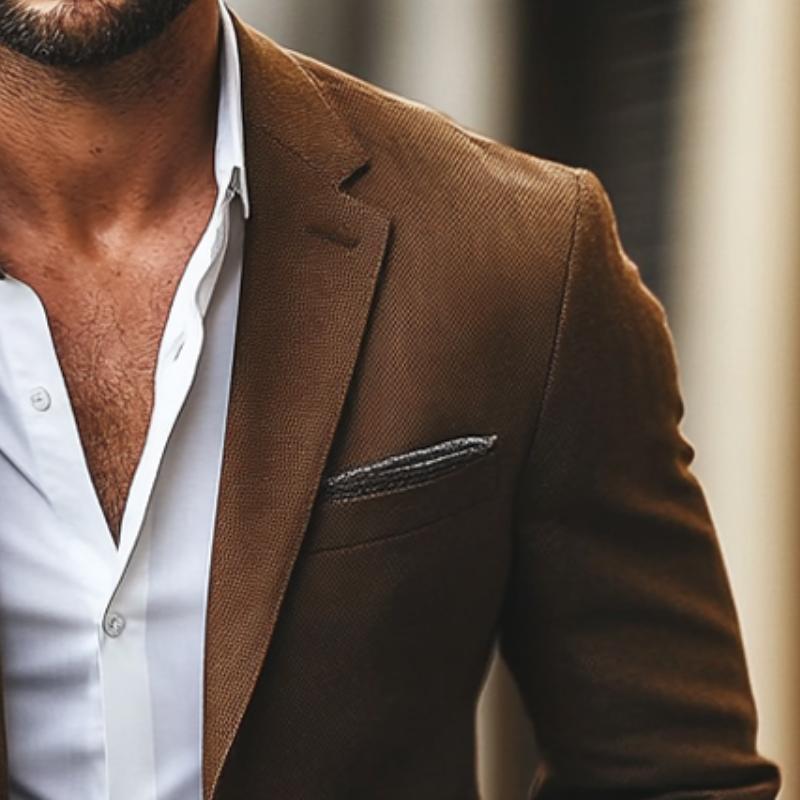 Vintage Casual Single Breasted Blazer