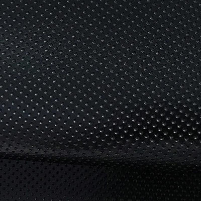 Solid Lapel Single Button Polka Dot Debossed Leather Blazer