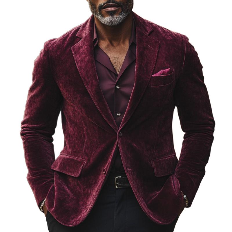 Casual Velvet Blazer