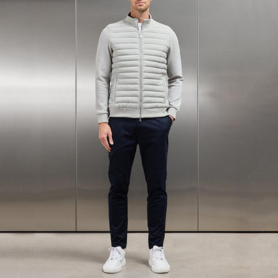 Men's Solid Color Stand Collar Short Thin Down Jacket