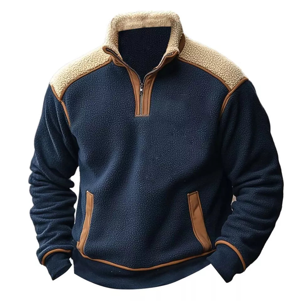 Luther™ - Retro Quartz Zipper Pullover