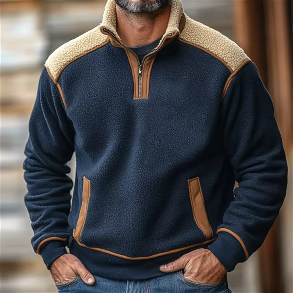 Luther™ - Retro Quartz Zipper Pullover